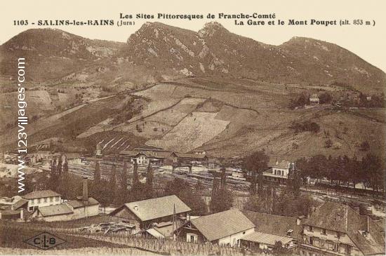 Carte postale de Salins-Les-Bains