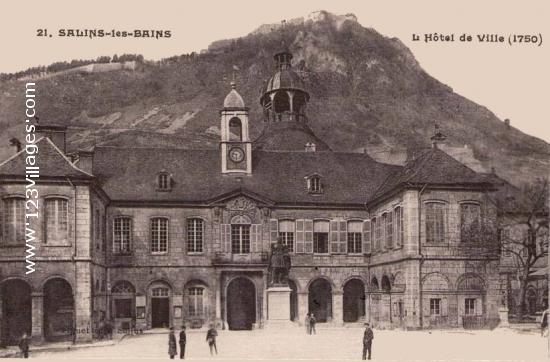 Carte postale de Salins-Les-Bains