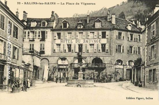 Carte postale de Salins-Les-Bains