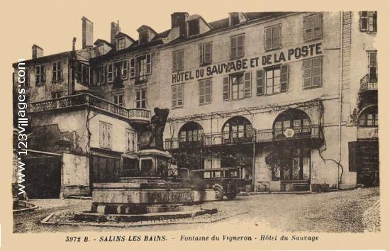 Carte postale de Salins-Les-Bains