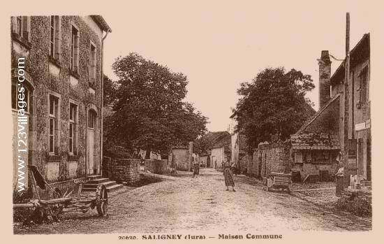 Carte postale de Saligney