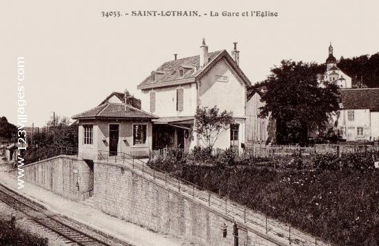 Carte postale de Saint-Lothain 