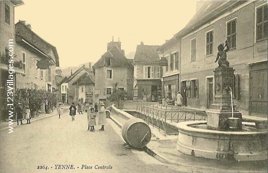 Carte postale de Yenne