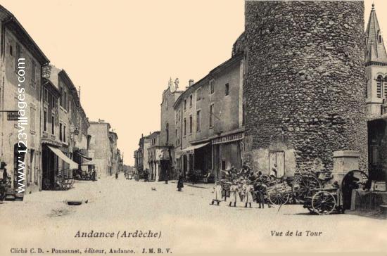 Carte postale de Andance