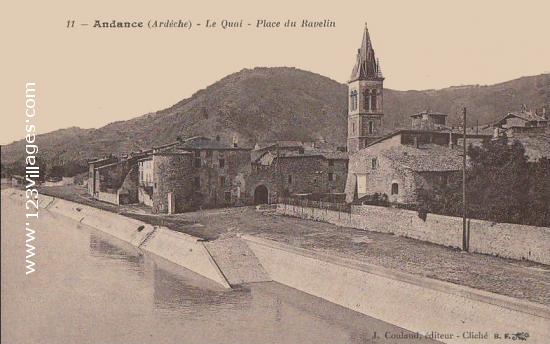 Carte postale de Andance