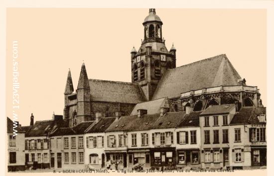 Carte postale de Bourbourg 