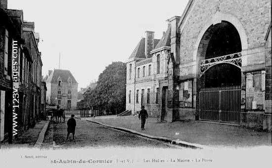 Carte postale de Saint-Aubin-Du-Cormier