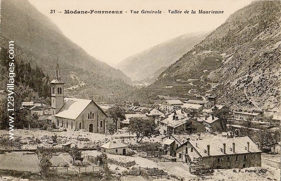 Carte postale de Modane