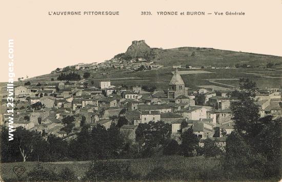 Carte postale de Yronde-et-Buron 