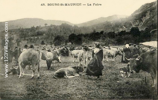 Carte postale de Bourg-Saint-Maurice