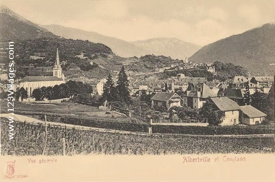 Carte postale de Albertville