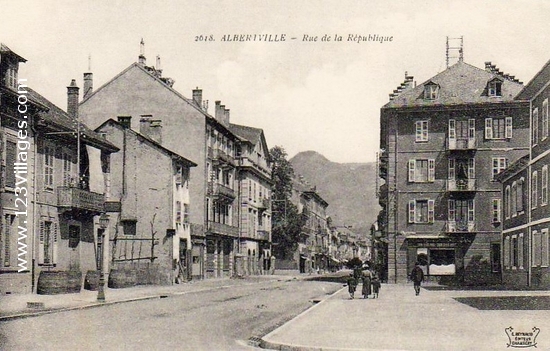 Carte postale de Albertville