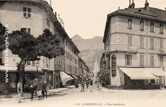 Carte postale de Albertville