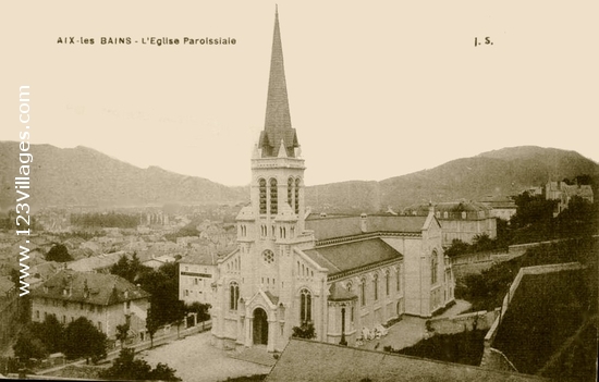 Carte postale de Aix-les-Bains