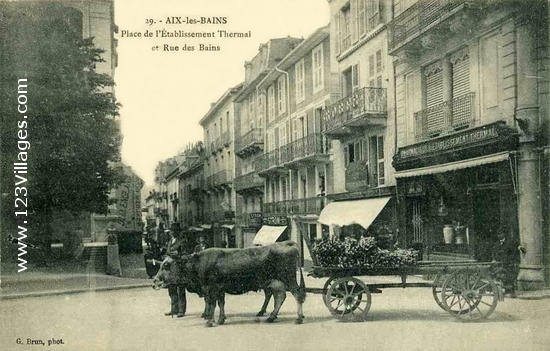 Carte postale de Aix-les-Bains