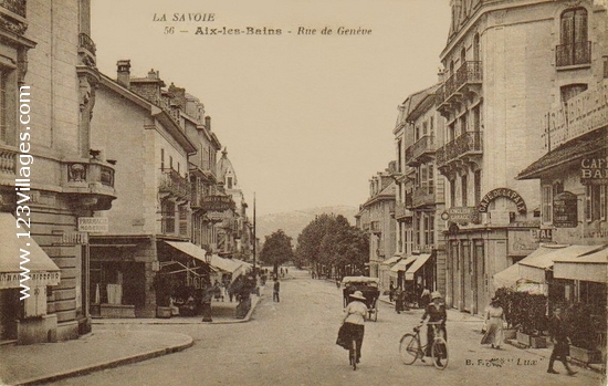 Carte postale de Aix-les-Bains