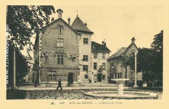 Carte postale de Aix-les-Bains