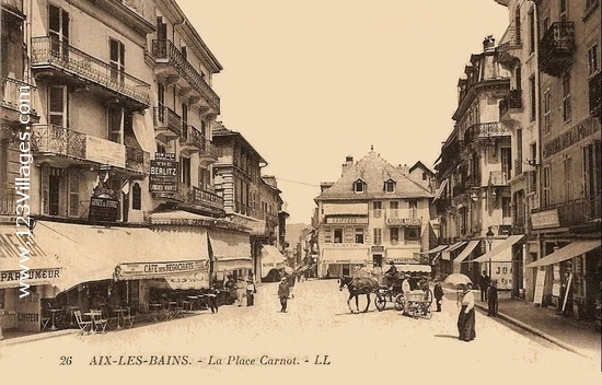 Carte postale de Aix-les-Bains