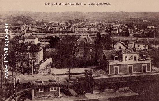 Carte postale de Neuville-sur-Saône