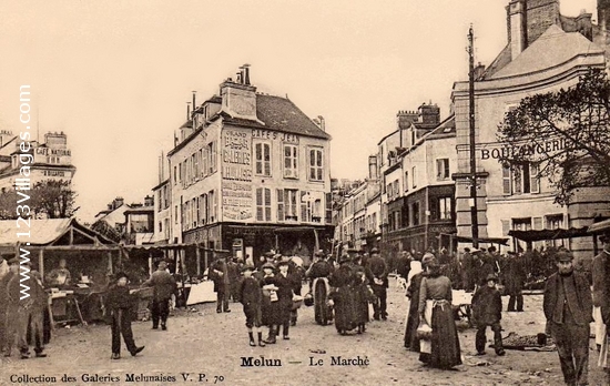 Carte postale de Melun