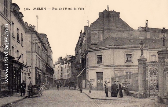 Carte postale de Melun