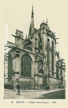 Carte postale de Melun