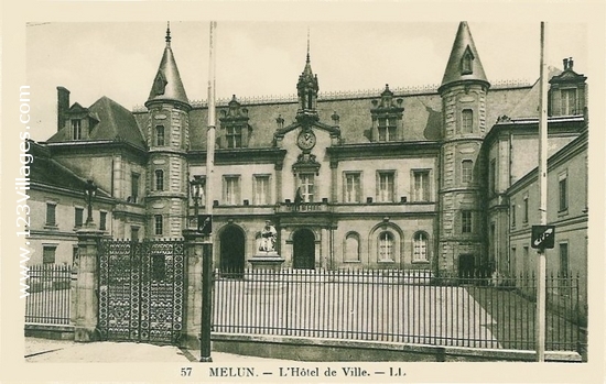 Carte postale de Melun