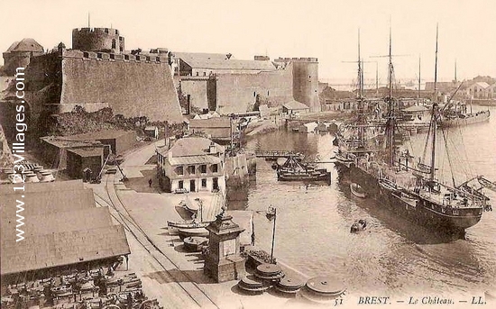 Carte postale de Brest