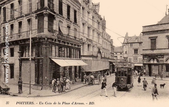 Carte postale de Poitiers