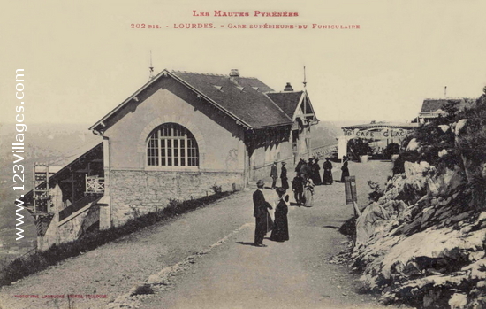 Carte postale de Lourdes