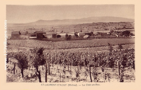 Carte postale de Saint-Laurent-d Agny