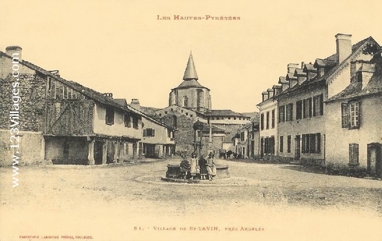 Carte postale de Saint-Savin