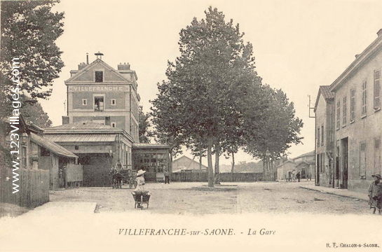 Carte postale de Villefranche-sur-Saône