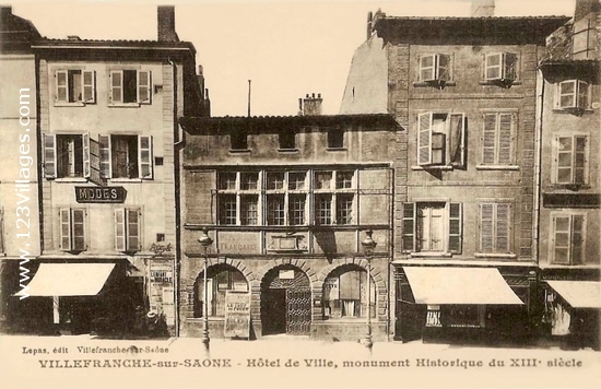 Carte postale de Villefranche-sur-Saône