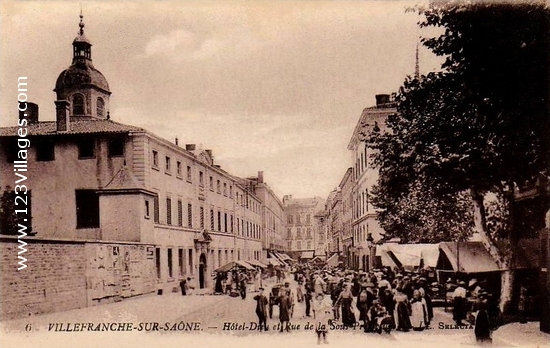 Carte postale de Villefranche-sur-Saône