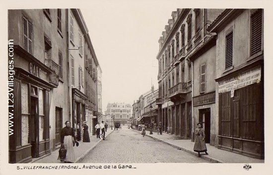 Carte postale de Villefranche-sur-Saône