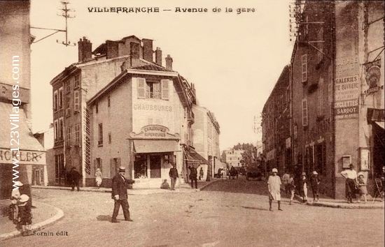 Carte postale de Villefranche-sur-Saône