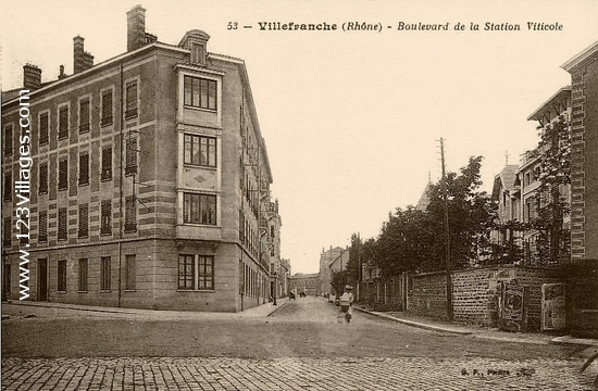 Carte postale de Villefranche-sur-Saône