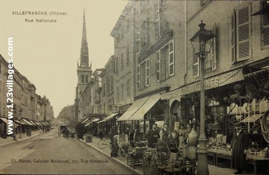 Carte postale de Villefranche-sur-Saône