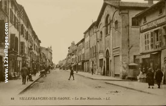 Carte postale de Villefranche-sur-Saône