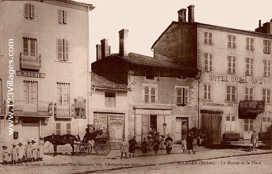 Carte postale de Saint-Lager