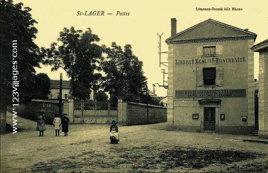 Carte postale de Saint-Lager