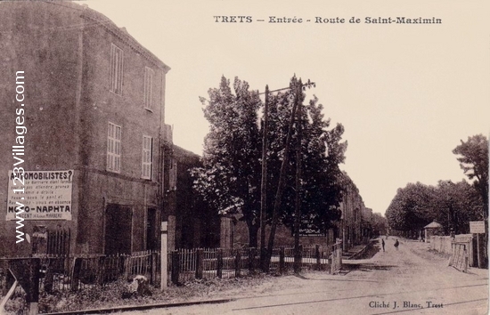 Carte postale de Trets