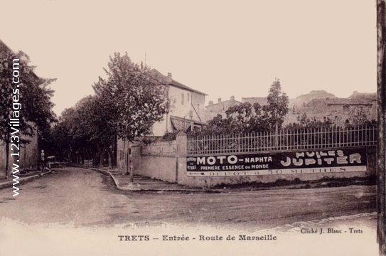 Carte postale de Trets