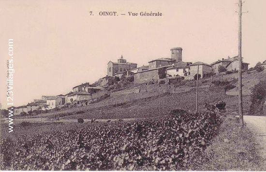 Carte postale de Oingt