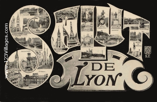 Carte postale de Lyon