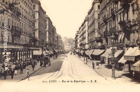 Carte postale de Lyon