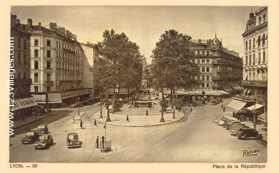 Carte postale de Lyon