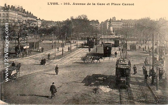 Carte postale de Lyon