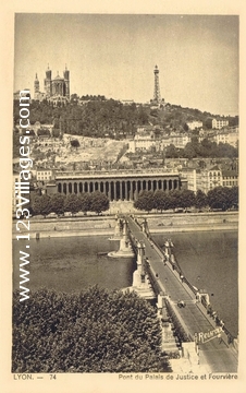 Carte postale de Lyon